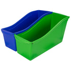Storex grand bac à livre - couleurs assorties - paquet de 6-Relier plusieurs bacs ensemble pour une stabilité maximale
