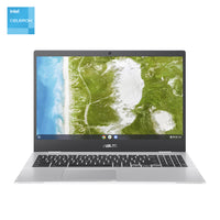 Asus - 15,6 po FHD Chromebook avec 3 mois d'abonnement à Gemini Advanced - Intel Celeron N4500 - 64 Go eMMC - 4 Go RAM - Chrome - Bilingue-Processeur : Processeur Intel Celeron N4500 1,1 GHz (cache 4 Mo, jusqu'à 2,8 GHz, 2 cœurs)