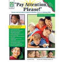 Livre numérique : Key Education - Pay Attention - Please!, 804079-EB, prématernelle à 5e année-Vous recevrez deux courriels : le premier confirmant la totalité de votre commande et le second comportant un lien de téléchargement. Vous pourrez utiliser le lien de téléchargement immédiatement ou plus tard, comme vous le voulez.