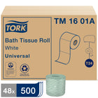 Tork - Universal Rouleau de papier hygiénique à 2 plis - Blanc - Paquet de 48-Les rouleaux gaufrés améliorent le volume et la douceur