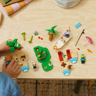 LEGO - La croisière d'Amiral - 233 Pièces-Une île déserte pleine d’activités – Comme dans la série de jeux vidéo, les enfants peuvent creuser pour trouver des clochettes, cueillir des noix de coco, des bambous, monter dans le bateau d’Amiral, pêcher ou attraper un bernard-l’hermite