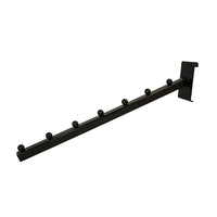 Can-Bramar − Support incliné avec tube carré pour paroi grillagée − 16 po x 3/4 po − chrome − paquet de 10-Support pour paroi grillagée