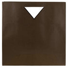 Jam Paper - Sacs-cadeaux robustes découpés avec poignée triangulaire - Grand - 15 po x 5 1/2 po x 15 po - Marron chocolat - Paquet de 3-Quantité : Vendu à l'unité