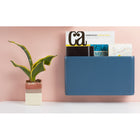 Poppin - Pochette murale, ardoise (105093)-Bandes adhésives amovibles avec capacité de 2 lb, aimants de 1 lb, et vis de 15 lb