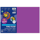 Papier de construction Pacon Tru-Ray, 12" x 18", magenta, 250 feuilles-Papier au sulfite épais de 76 lb, 100 % teint en cuve avec des fibres plus longues et plus résistantes.