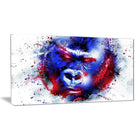 Designart – Grande illustration animale sur toile, gorille vigilant (PT2358-32-16)-Impression