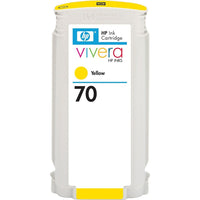 HP – Cartouche d’encre jaune 70 (C9454A)-Jaune