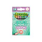 Crayons de couleur Colors of Kindness, boîte de 24-Le matériel et les activités artistiques Crayola aident les enfants à s'exprimer, à créer et à interagir en jouant avec la couleur.