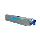 Premium Tone - Okidata C3400/3600 Cartouche de toner Compatible, Cyan-Dimensions: 12 po L x 3 po L x 2 po H