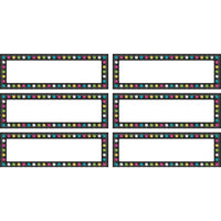 Teacher Created Resources - Étiquettes aimantées Chalkboard Brights, 3 paquets de 20-Accents aimantés pour décorer la salle de classe
