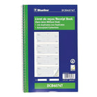 Blueline Livret de 200 reçus bilingues, 10 5/8 x 6 5/8 po-Reliure spiralée avec couverture souple