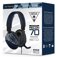 Casque d'écoute Earforce Recon 70P pour PS4 et Xbox One - Camouflage bleu-Une conception légère assure un confort complet pendant ces heures de jeu.