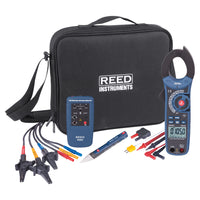 REED Instruments R5004-KIT Ensemble de pince ampèremétrique /rotation de phase-Ensemble de pince ampèremétrique/rotation de phase comprend: