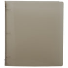 JAM PaperMD – Cartable à 3 anneaux Designders, 3/4 po, gris fumée, 4/paquet-4