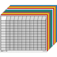 Ensemble de diagrammes horizontaux de formes, etc., assortis-Idéal pour une utilisation dans n'importe quel sujet comme un moyen de garder une trace des devoirs et de leur achèvement