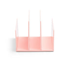 Poppin – Trieuse à ailettes, rosé (104438)-Utilisez-la seule ou appairez-la avec le plateau étroit de taille moyenne pour un espace de rangement supplémentaire