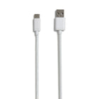 NXT Technologies - Câble tressé USB-C à USB-A, 4 pi, blanc-Le câble tressé de 4 pi résiste aux accrocs et aux enchevêtrements