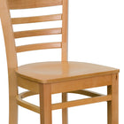 Flash Furniture – Tabouret de bar xUW05BARNAT, naturel-Structure robuste européen en bois dur de hêtre