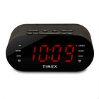Radio-réveil double alarme FM Timex T232B avec recharge USB - Noir -Recherche de poste auto/manuelle