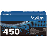 Cartouche de toner Brother TN450, noir, haut rendement-Le toner noir produit des documents nets et professionnels