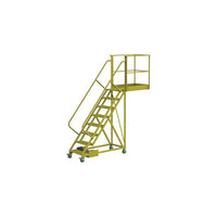 Tri-Arc – Échelle roulante à porte-à-faux de 80 po, non renforcé, perforé, 109 x 30 (po) (UCU500840246)-Matériau du cadre : Acier