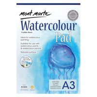 Mont Marte Tablette à aquarelle 180gsm - 15 feuilles - A3-1