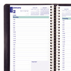 Blueline - Agenda Quotidien 2023, Reliure Spirale, 8 H x 5 L po, Bilingue, Bleu-50 % de papier recyclé post-consommation