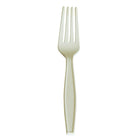 Eco Guardian - Fourchettes 7 po, poids moyen, biodégradables - Paquet de 50-Design biodégradable à base de plantes