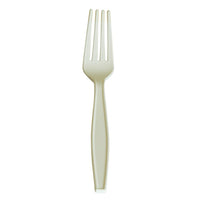 Eco Guardian - Fourchettes 7 po, poids moyen, biodégradables - Paquet de 50-Design biodégradable à base de plantes