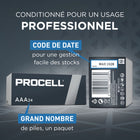 Duracell - Piles alcalines AAA Procell - paquet de 24-Températures de fonctionnement entre -4F (-20C) et 129.2F (54C)