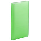 JAM Paper - Carnet de cartes professionnelles capacité de 72 cartes - 4 po x 7 1/4 po - vert-Emballage anglais seulement