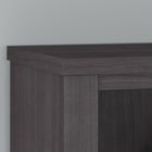 Bush Furniture - Bibliothèque haute à 5 tablettes Somerset - Gris orage-Bois d’ingénierie en Gris orage