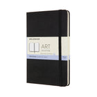 Moleskine Carnet de croquis d'art de couverture rigide Moyen - Noir - 4,5 x 7 pouces-Papier ivoire, sans acide, idéal pour les croquis et le dessin d'artiste