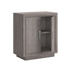 Sauder - 434777 La Collection Hayes Garden Meuble de rangement - Finition Ashen Oak-Une tablette réglable. 