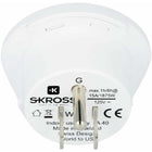 SKROSS - Adaptateur de Voyage Monde vers Royaume-Uni - Blanc-Permet d'utiliser en toute sécurité des appareils gourmands en énergie tels que des ordinateurs portables et des sèche-cheveux