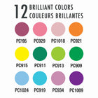 Prismacolor - Crayons de couleur Premier mines tendres - trousse Jardin botanique - Paquet de 12-Paquet de 12