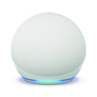 Amazon - Haut-parleur intelligent Echo Dot 5e génération - Blanc glacier-Notre Meilleur Echo Dot Encore - Profitez d'une expérience audio améliorée par rapport à n'importe quel Echo Dot précédent avec Alexa pour des voix plus claires, des basses plus profondes et un son vibrant dans n'importe quelle pièce.