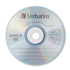 Verbatim - DVD-R 4,7 Go 16X surface avec identification de la marque - PDQ paquet de 10-Vitesse de lecture/d'ecriture/d'enregistrement: 16X