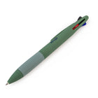 General Supply Goods + Co - Stylo rétractable 4 couleurs - Vert mat -Bille roulante 1,0 mm