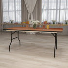Flash Furniture – Table pliante rectangulaire avec surface de 36 x 72 po, fini bois et revêtement transparent (XA3672P)-6