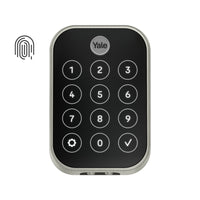 Yale - 450 Assure Lock 2 Touch avec Wi-Fi - Sans clé - Nickel satiné-Déverrouillez avec votre empreinte digitale avec une précision de 99 pourcent et un temps de reconnaissance inférieur à 0,5 seconde