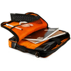 Classic Clamshell Sacoche pour Ordinateur Portable 15,6 po,  Orange-Fermeture zippée sur le dessus