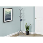 Monarch Specialties - 2058 Patere - Metal Argent-Dimensions du produit: 70.25 po H x 17.75 po L x 17.75 po L