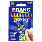 Prang - Crayons - taille standard - couleurs assorties - paquet de 24-Les crayons avec une formule unique pour une expérience plus sûre, plus fluide et plus colorée