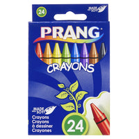 Prang - Crayons - taille standard - couleurs assorties - paquet de 24-Les crayons avec une formule unique pour une expérience plus sûre, plus fluide et plus colorée