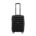 Air Canada - Valise de cabine rigide à roulettes pivotantes de 20 po Eerie Collection - Noir-Construction légère en polypropylène pour plus de durabilité et de facilité de transport