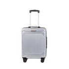 Air Canada - Valise de cabine rigide à roulettes pivotantes de 20 po Milan Collection - Argent-Construction en polycarbonate durable et résistant aux chocs pour une protection ultime