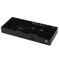 StarTech  Commutateur matriciel 2 x 2 HDMI avec commutation automatique et prioritaire, 1080p-Économisez du temps en ayant accès facilement à plusieurs sources HDMI avec 2 écrans HDMI indépendants