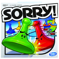 Hasbro - Jeu de plateau Sorry-Le jeu familial pour enfants et adultes offre de nombreuses possibilités en fonction de la carte récupérée et de la stratégie choisie