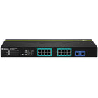 TRENDnet – Commutateur WebSMART PoE+ à 1 Go/s, 16 ports-2 ports SFP partagés